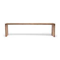 Reclaimed Chinese Elm Waterfall Console Table