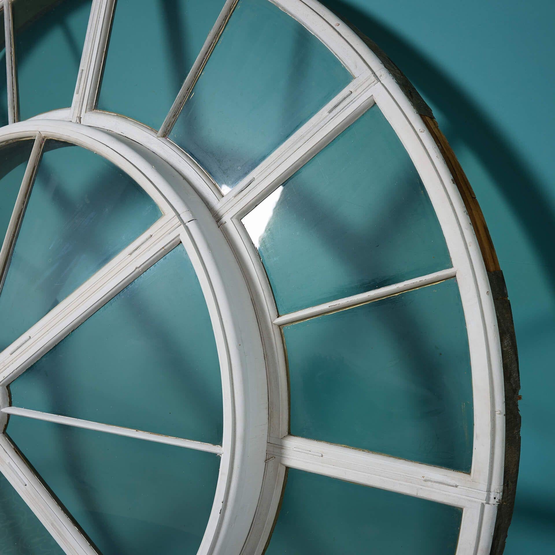 Reclaimed Circular Domed Cupola Window from Titanic's Sister Ship RMS Olympic In Fair Condition For Sale In Wormelow, Herefordshire