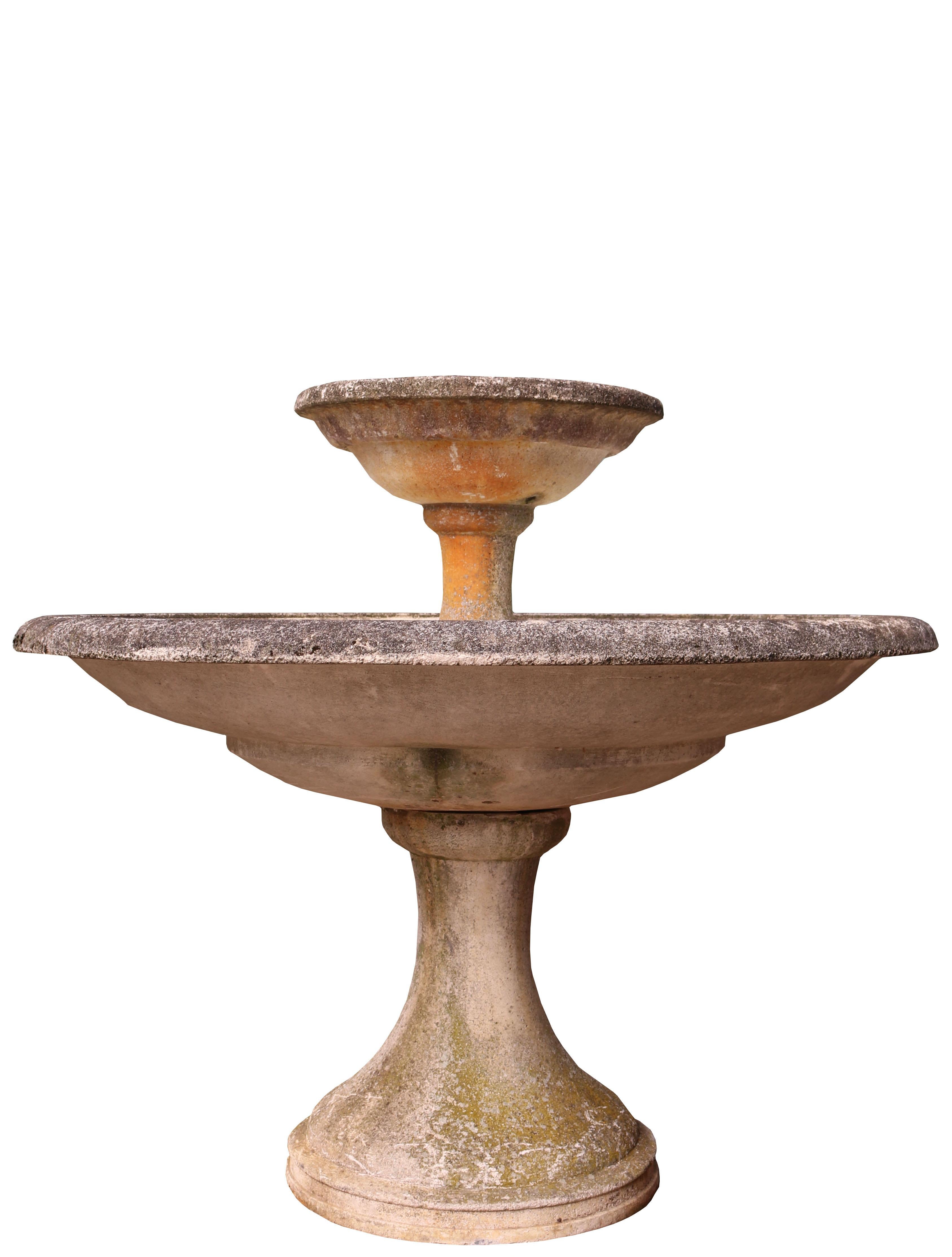 reclaimed stone fountain