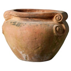 Reclaimed Compton Style Terracotta Scroll Pot