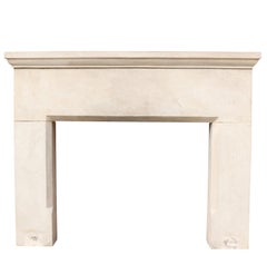 Vintage Reclaimed Cotswold Limestone Fire Surround