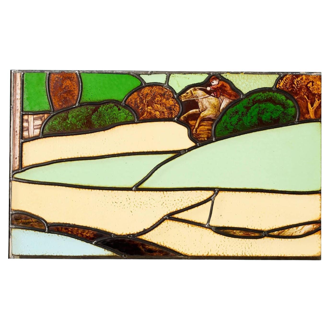 Vetrata di campagna recuperata Stained Glass