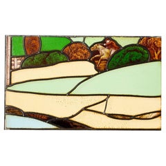 Vetrata di campagna recuperata Stained Glass