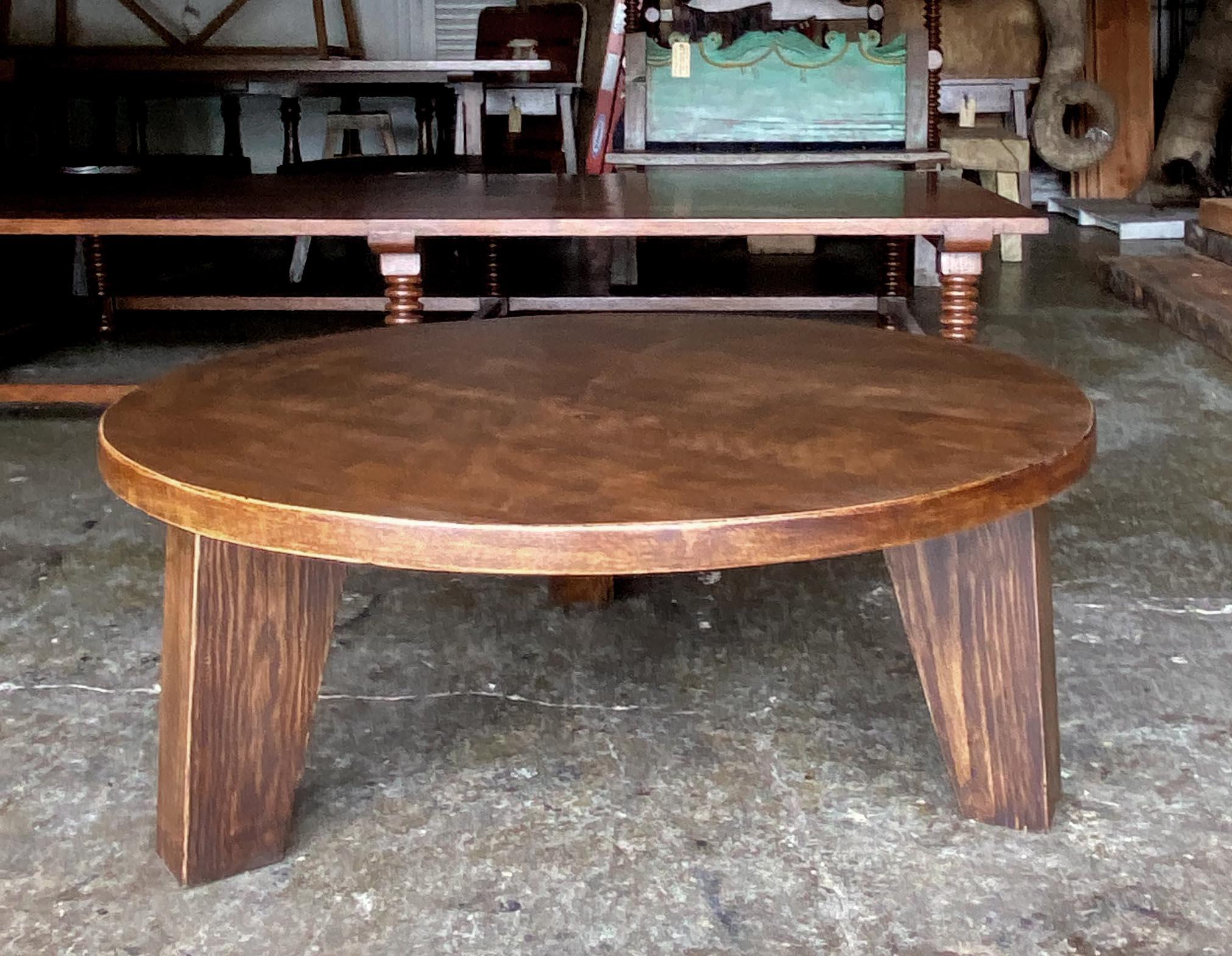 Rustic Reclaimed Cypress Wood Coffee Table