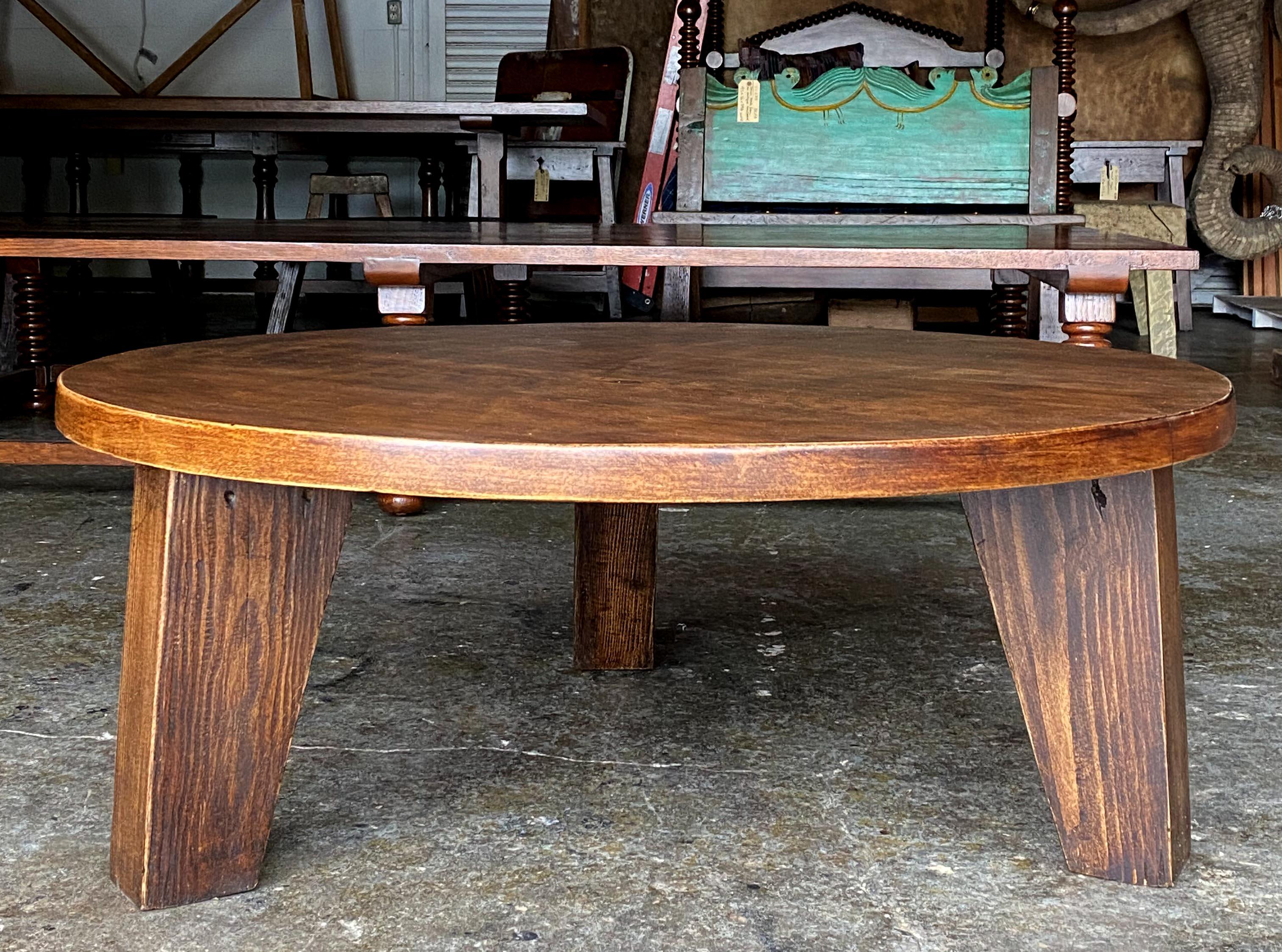 Reclaimed Cypress Wood Coffee Table 2