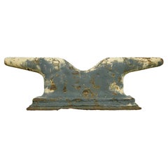 Reclaimed Early 1940s WW2 42 in. Cast Iron Deck Cleat