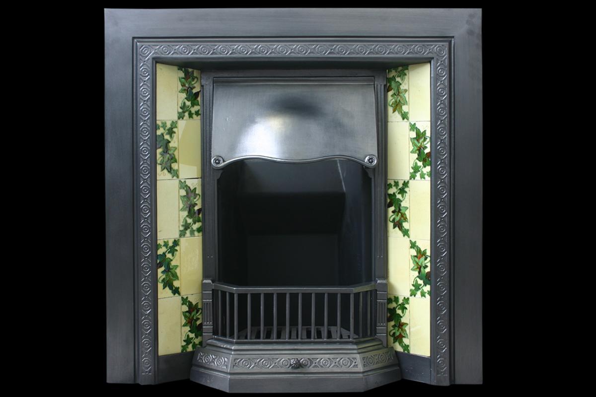 edwardian tiles fireplace