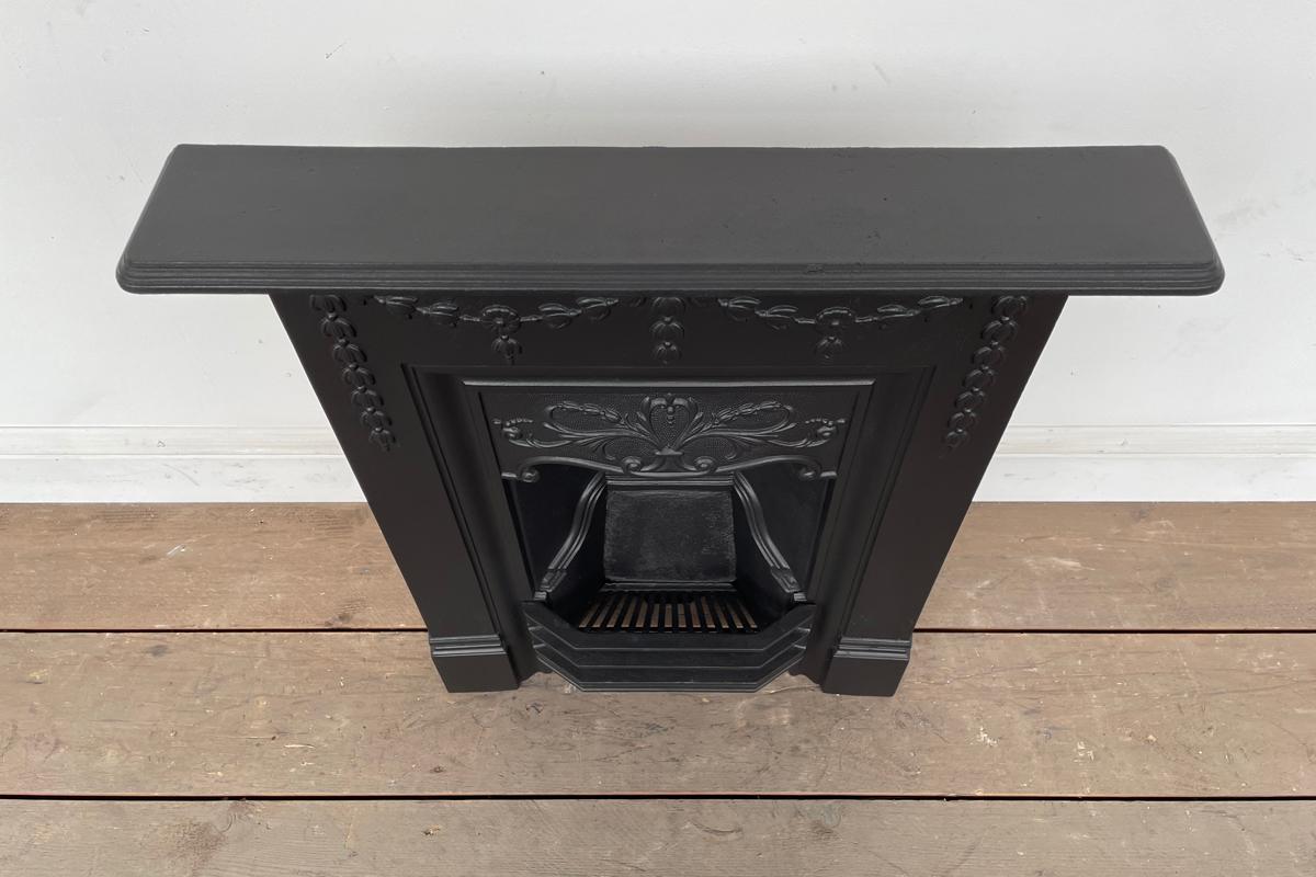 Reclaimed Edwardian Cast Iron Combination Fireplace 1