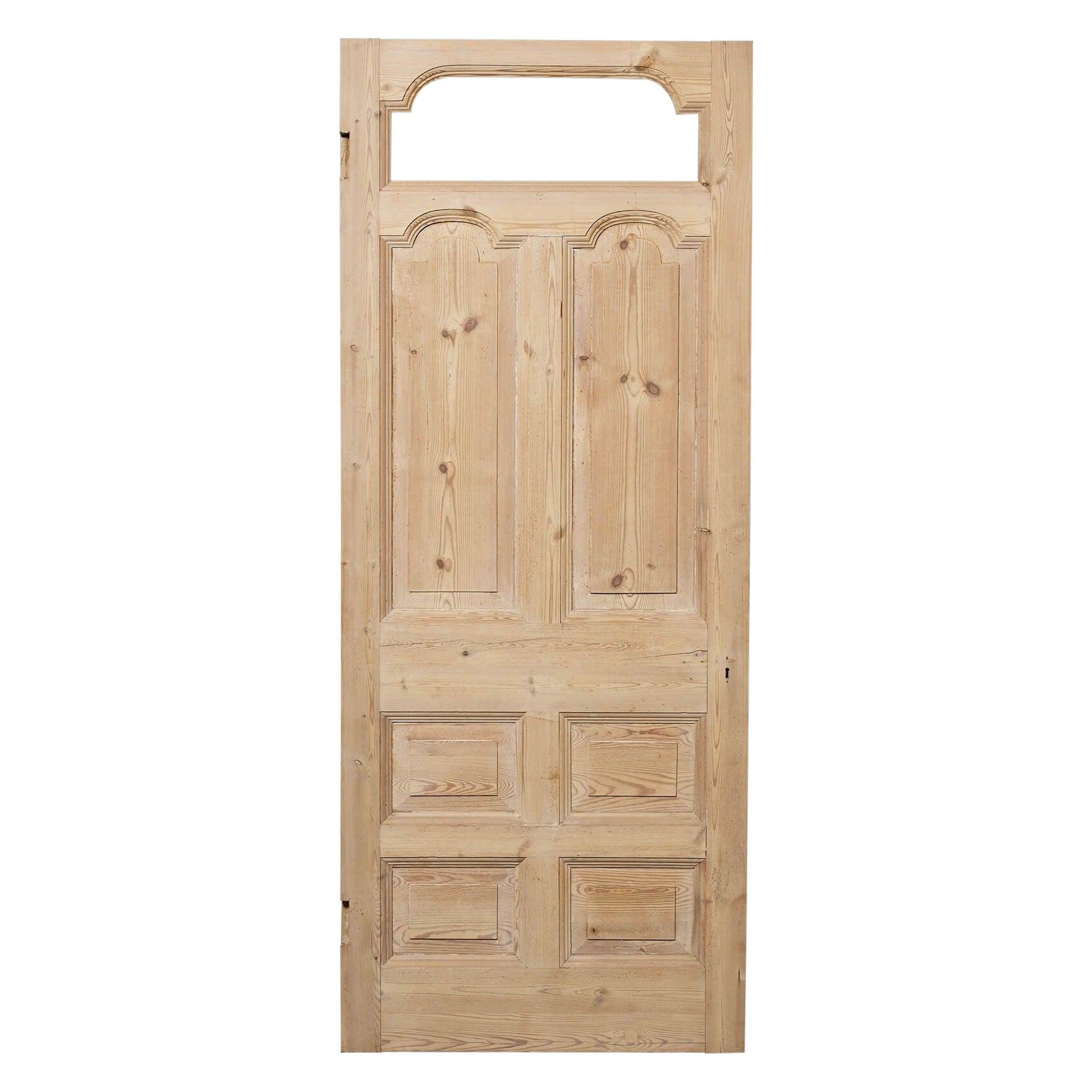 Reclaimed Edwardian Front or Exterior Door For Sale