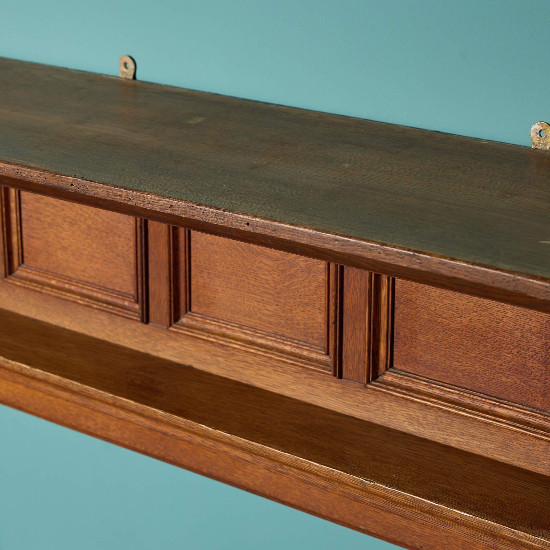 Wood Reclaimed Edwardian Oak Fire Mantel For Sale