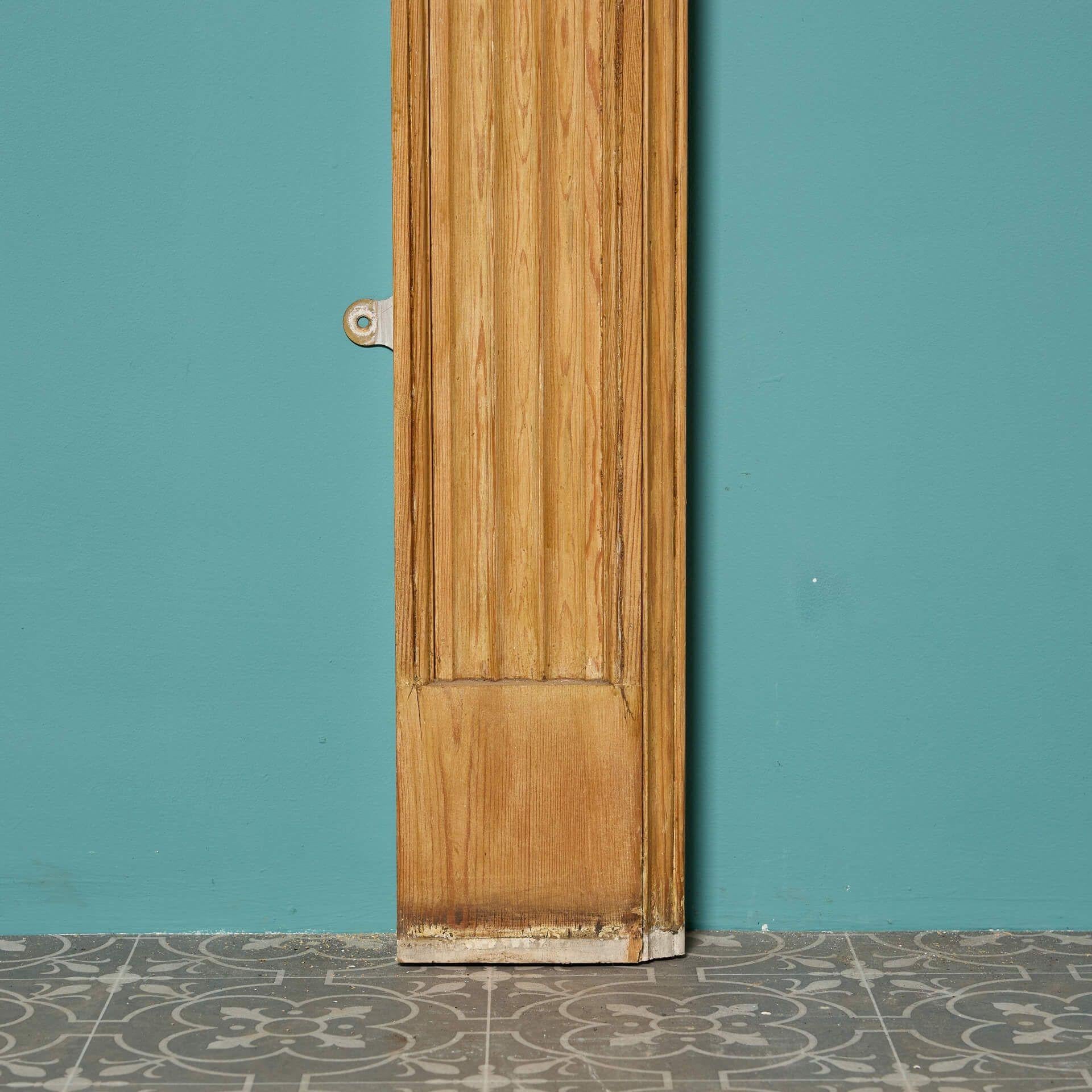 Pine Reclaimed Edwardian Style Fire Surround For Sale