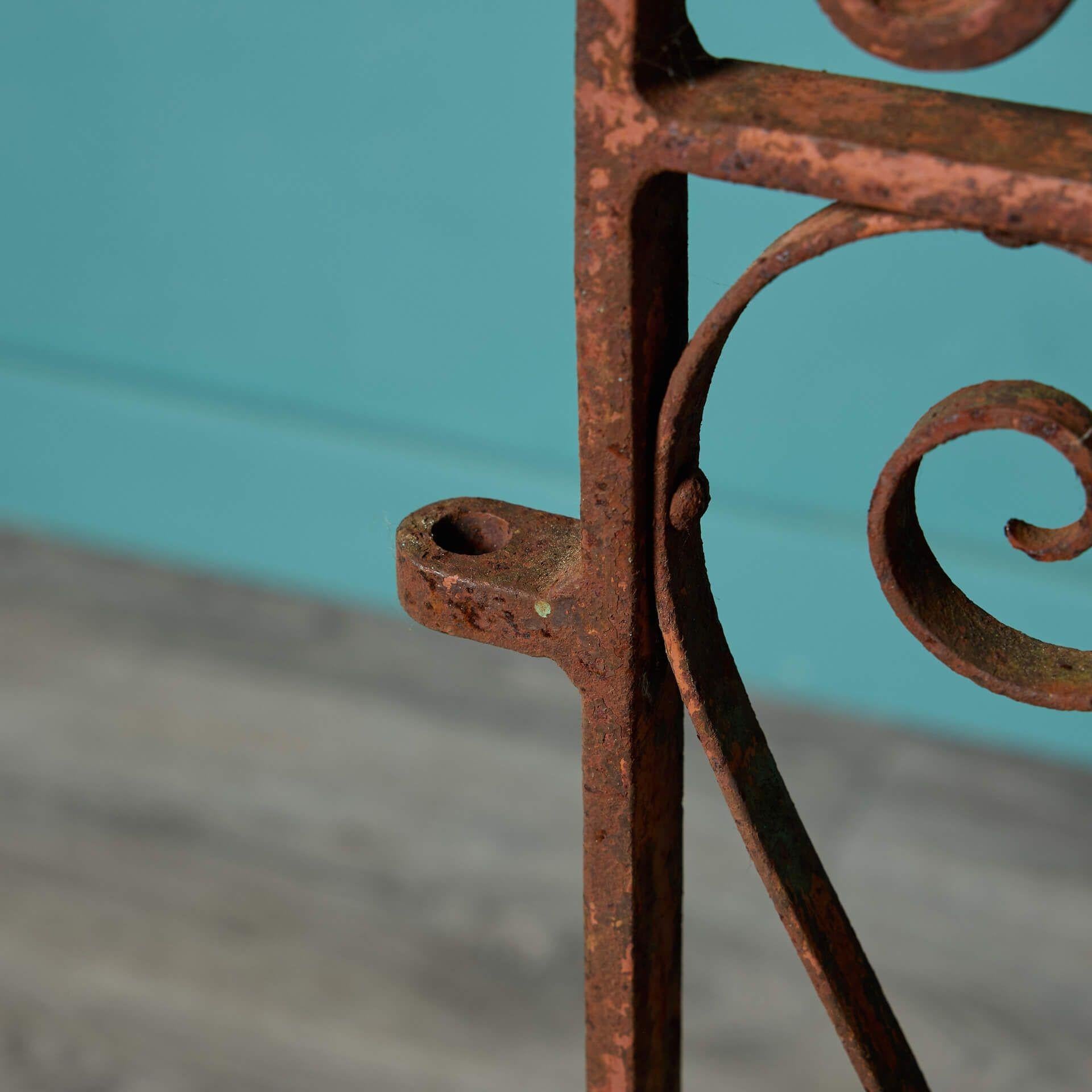 Metal Reclaimed Edwardian Style Wrought Iron Side Gate