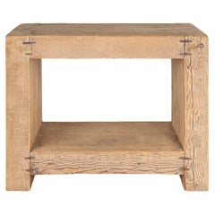 Box Form Konsole aus Ulmenholz