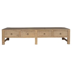Reclaimed Elm Coffee Table with Drawers