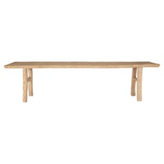Reclaimed Elm Console with Limb Legs