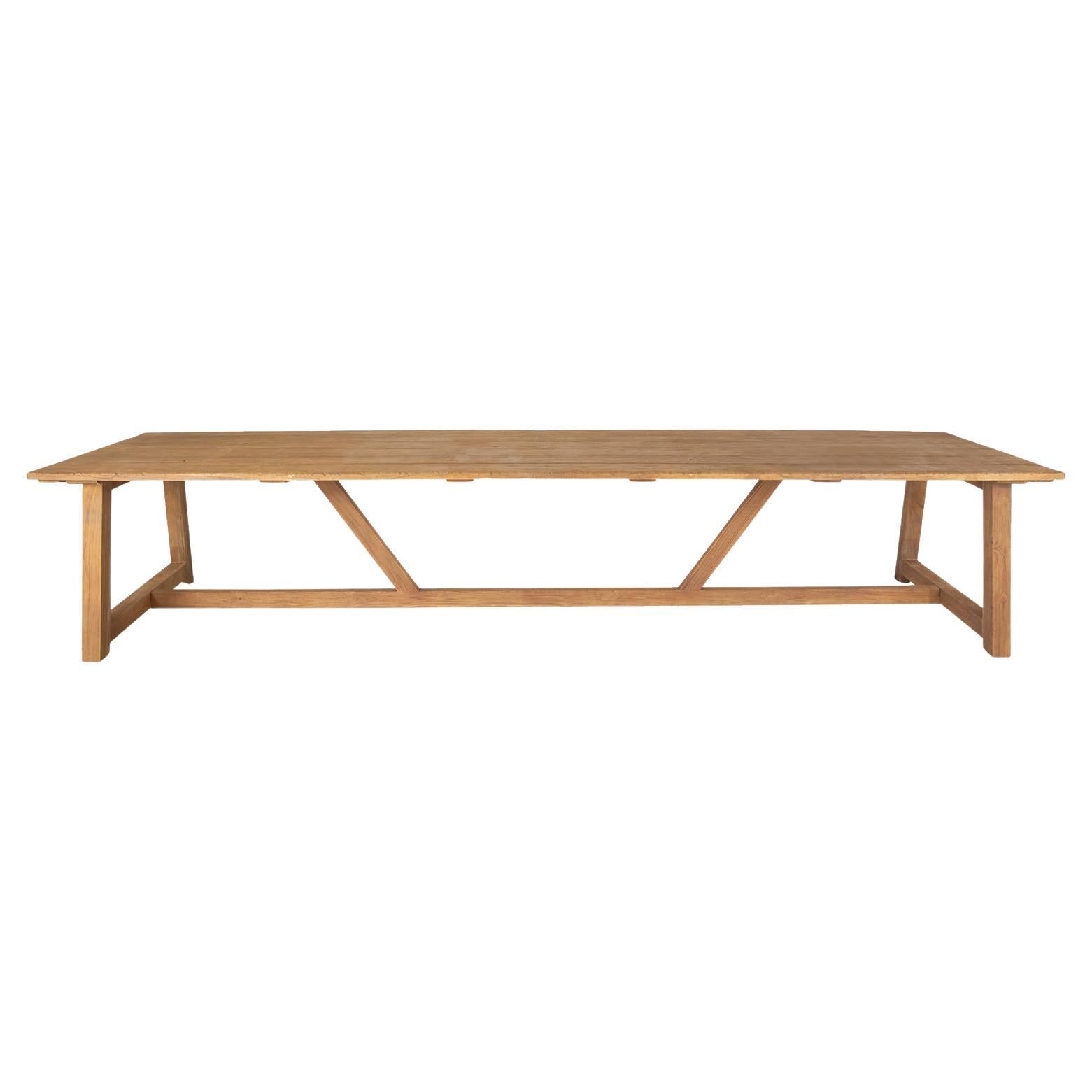 Reclaimed Elm Dining Table