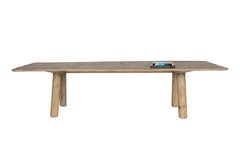 Reclaimed Elm Dining table with Limb Legs