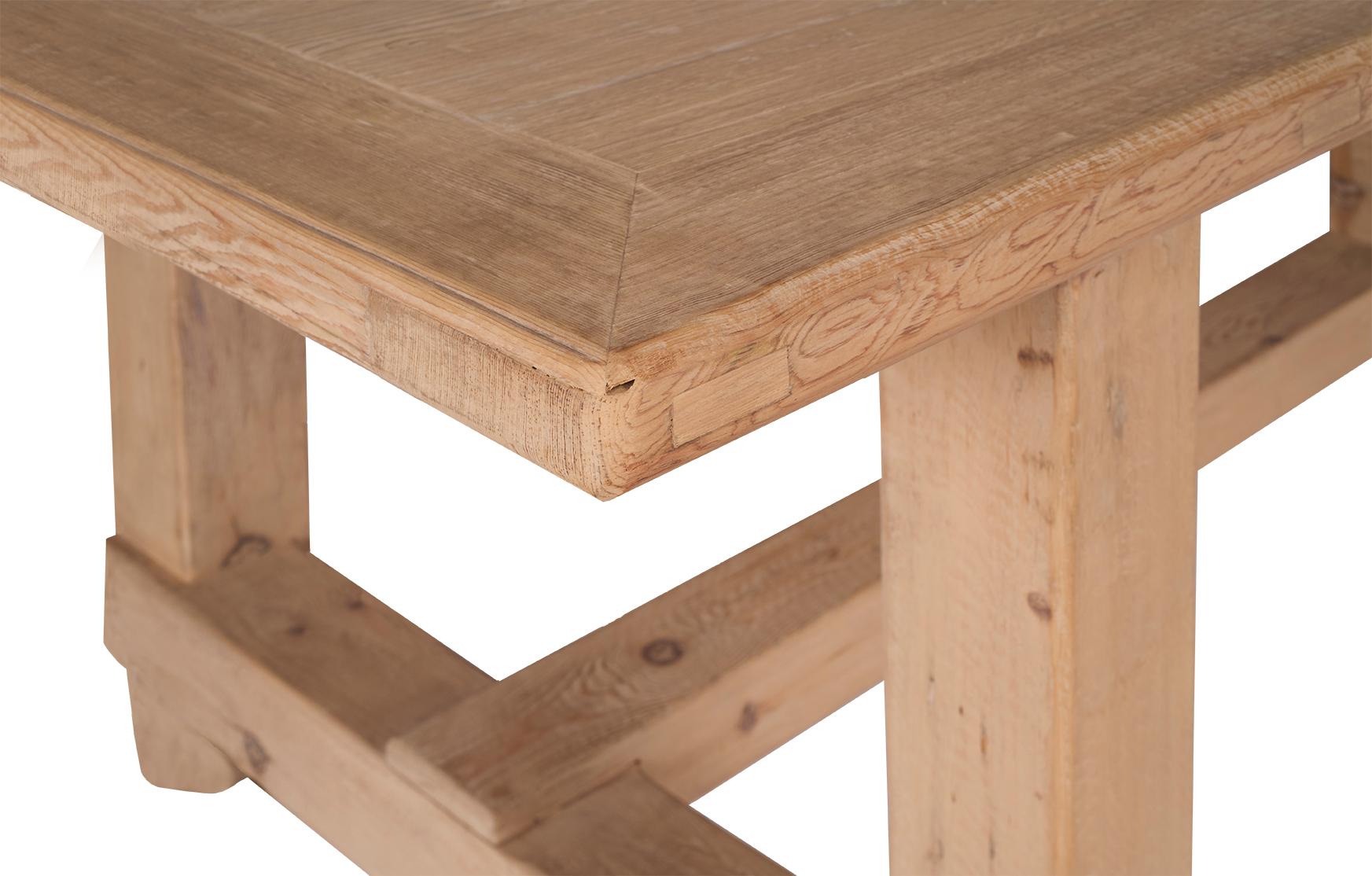 20th Century Reclaimed Elm Napa Dining Table