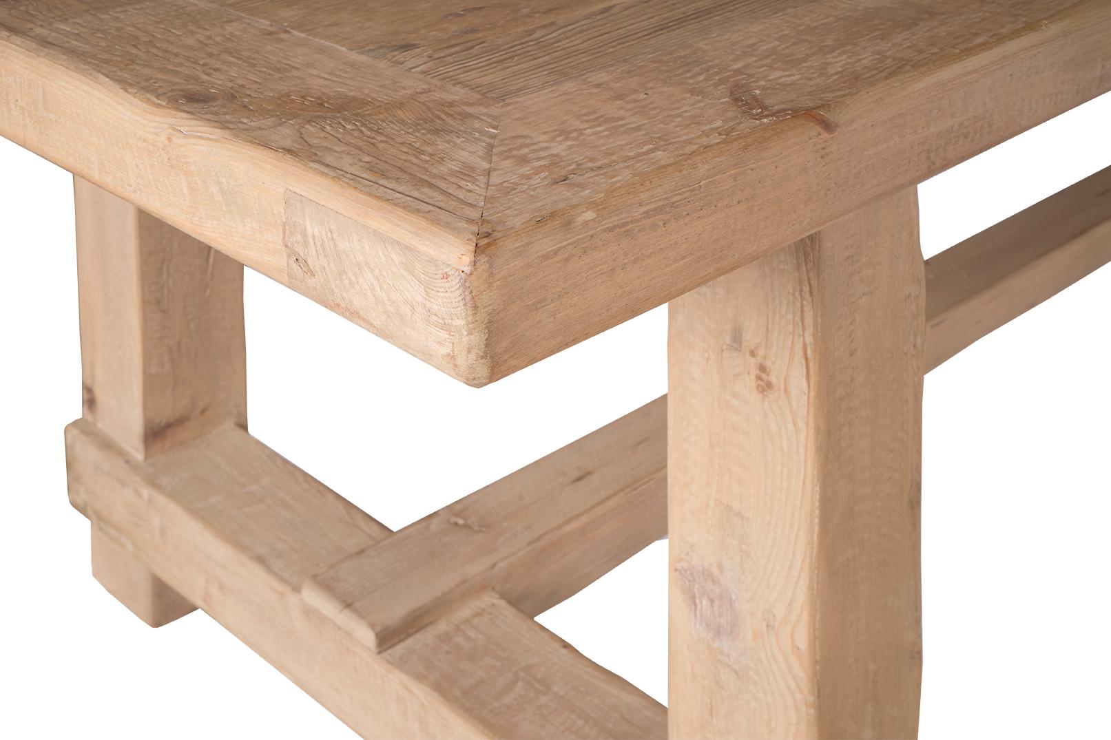 20ième siècle Table de salle à manger Napa en orme recyclé en vente