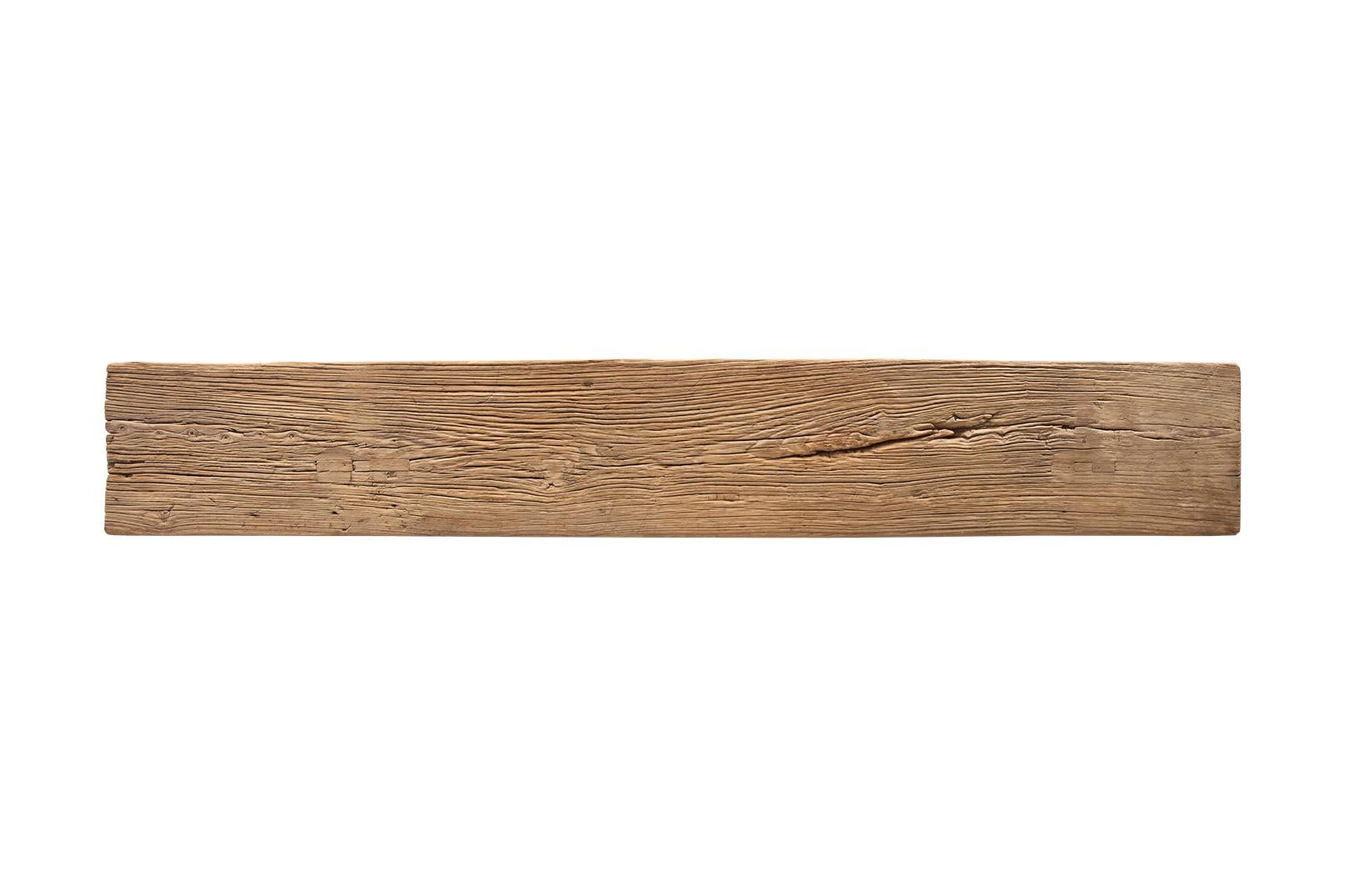 Reclaimed Elm on Steel Base Console Table For Sale 1