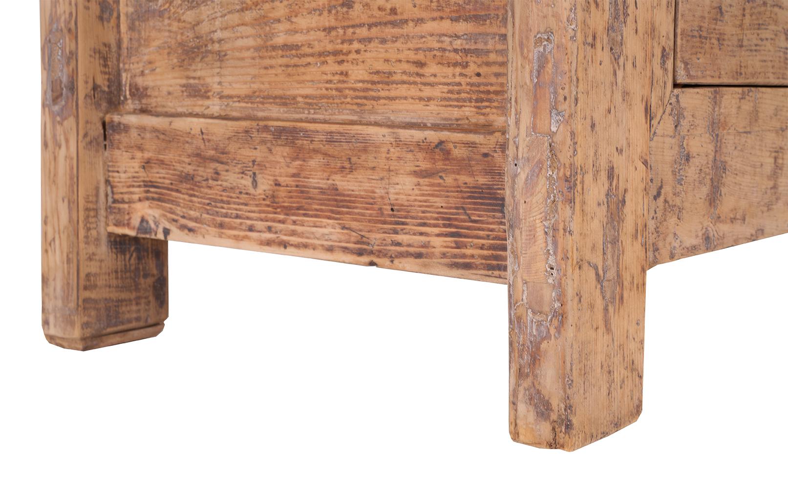 Reclaimed Elm Six Door Low Cabinet For Sale 3