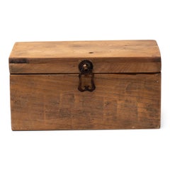 Scatola del tesoro in olmo recuperato