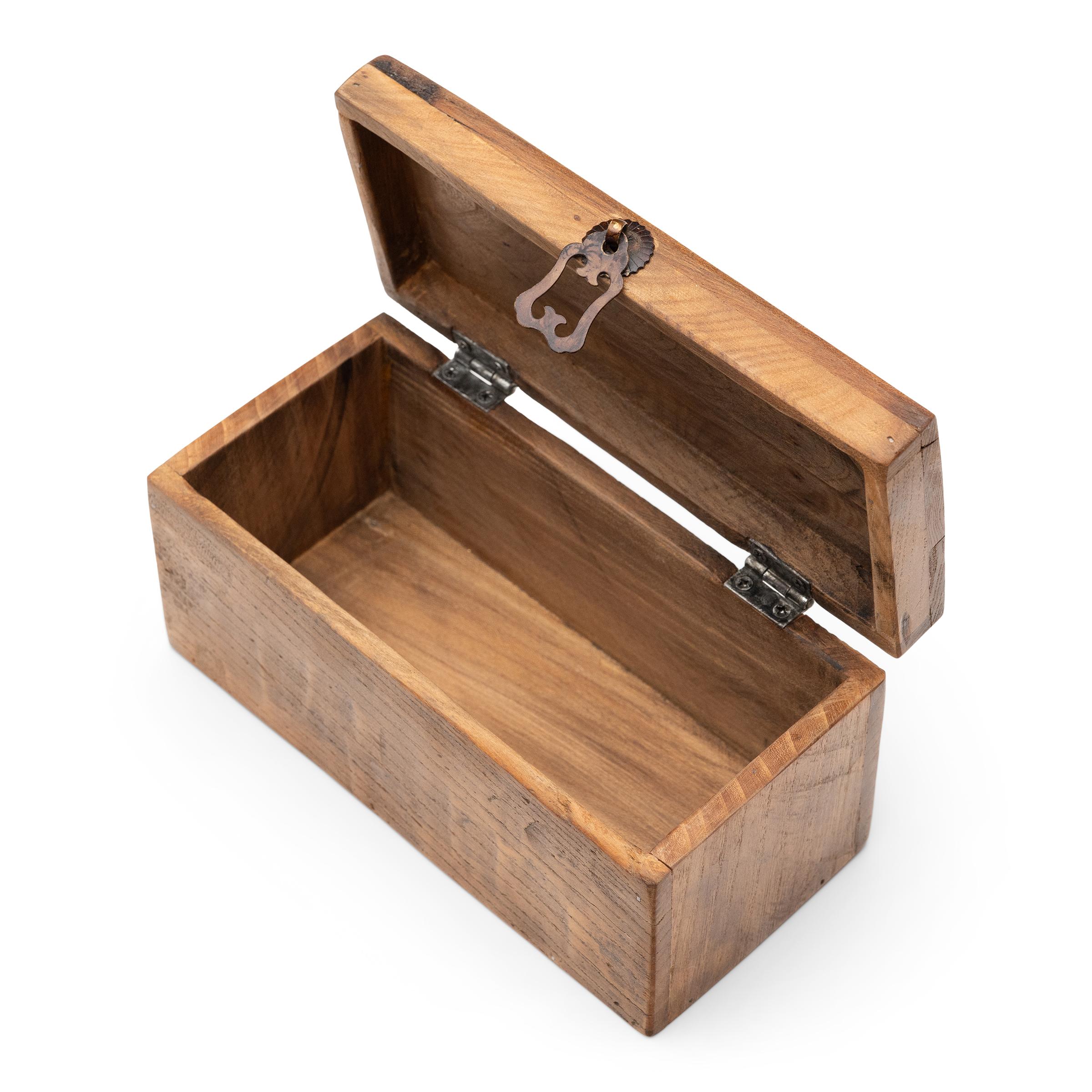 Chinese Reclaimed Elm Treasure Box For Sale