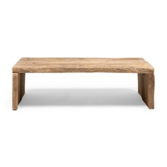 Reclaimed Elm Waterfall Coffee Table