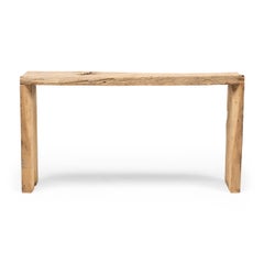 Reclaimed Elm Waterfall Table