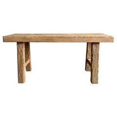 Reclaimed Elm Wood Bench 43"
