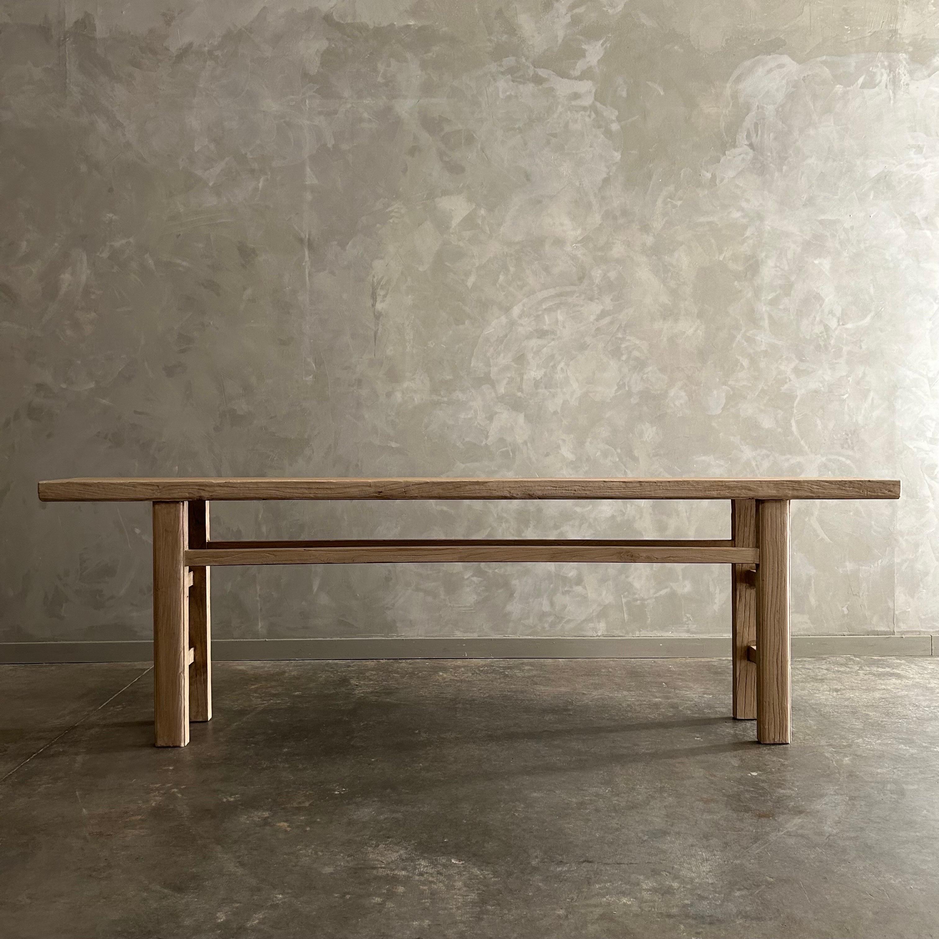 Reclaimed Elm Wood Jax Console Table 96