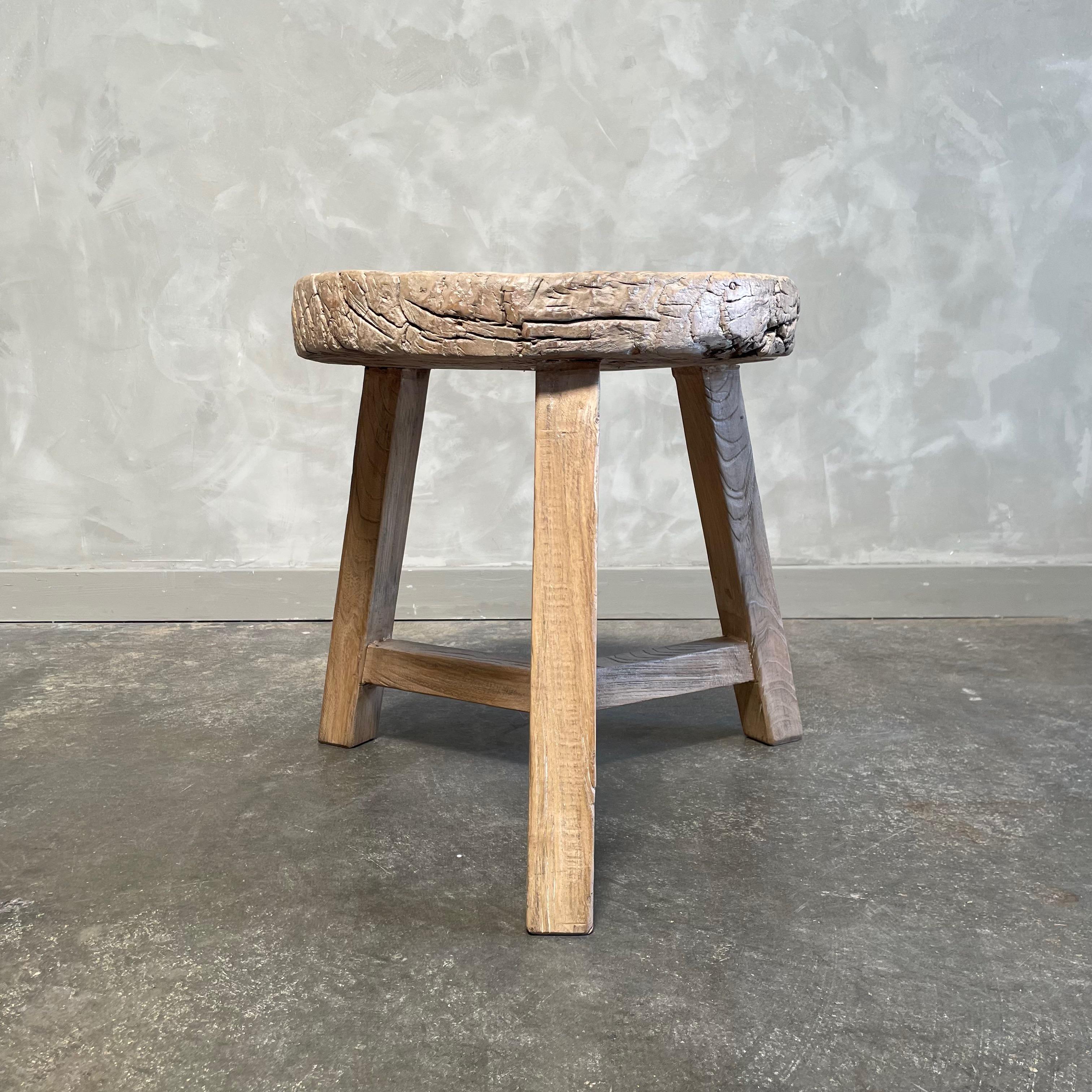 Wiederaufbereitete Ulme Wood Wheel Tisch (21. Jahrhundert und zeitgenössisch) im Angebot