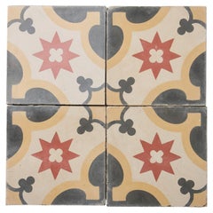 Reclaimed Encaustic Tiles with Pattern