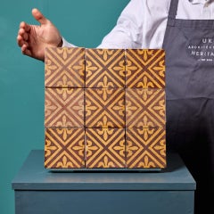 Reclaimed English Encaustic Tiles by W. Godwin of Lugwardine