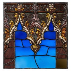 Panel de cristal emplomado inglés recuperado