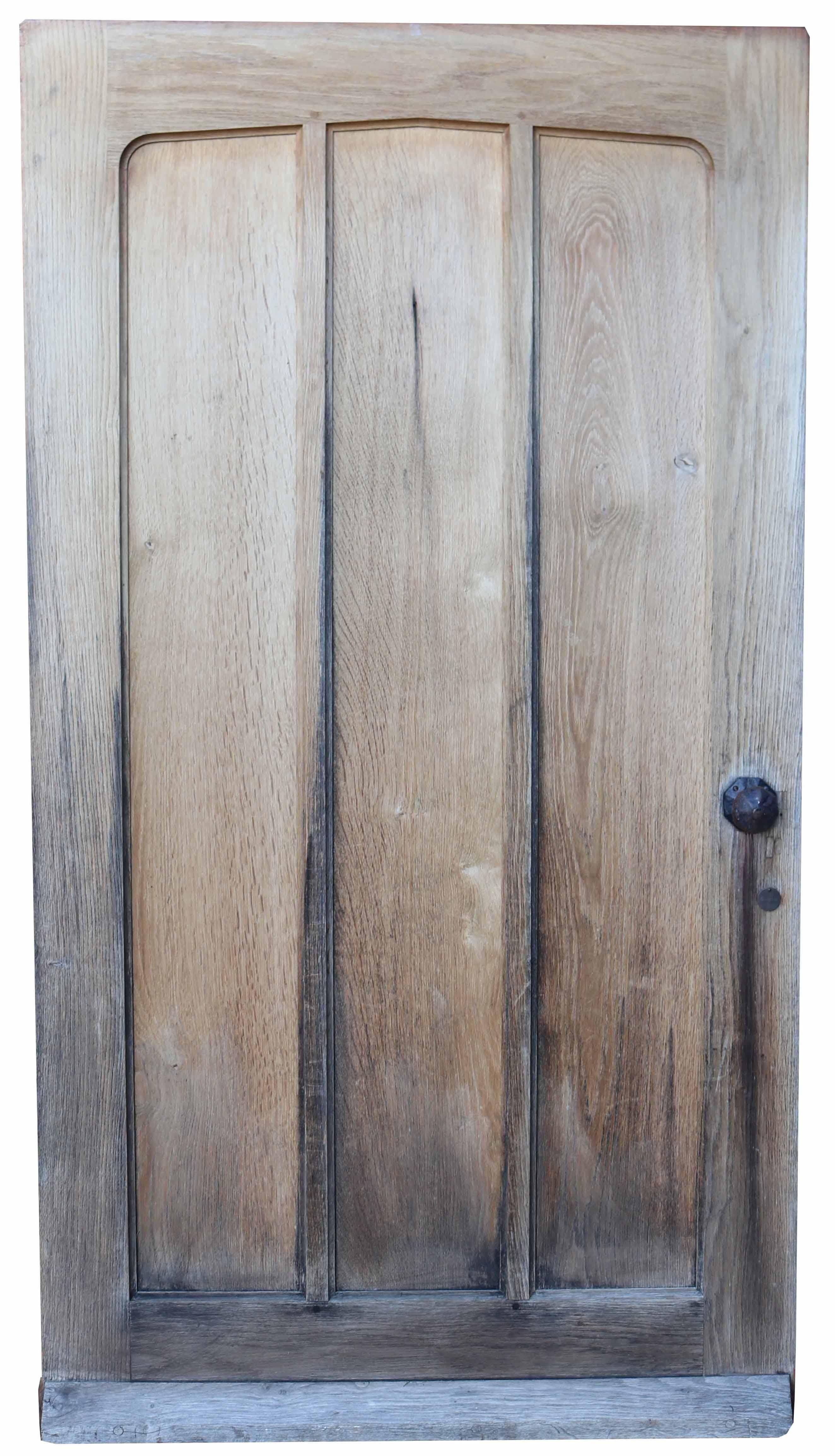 About

This door was reclaimed from a cottage in the Cotswolds.

Condition report

This door is in good structural condition with a bare wood finish. Lightly weathered Front side. There are some water staining marks to the bottom of the back