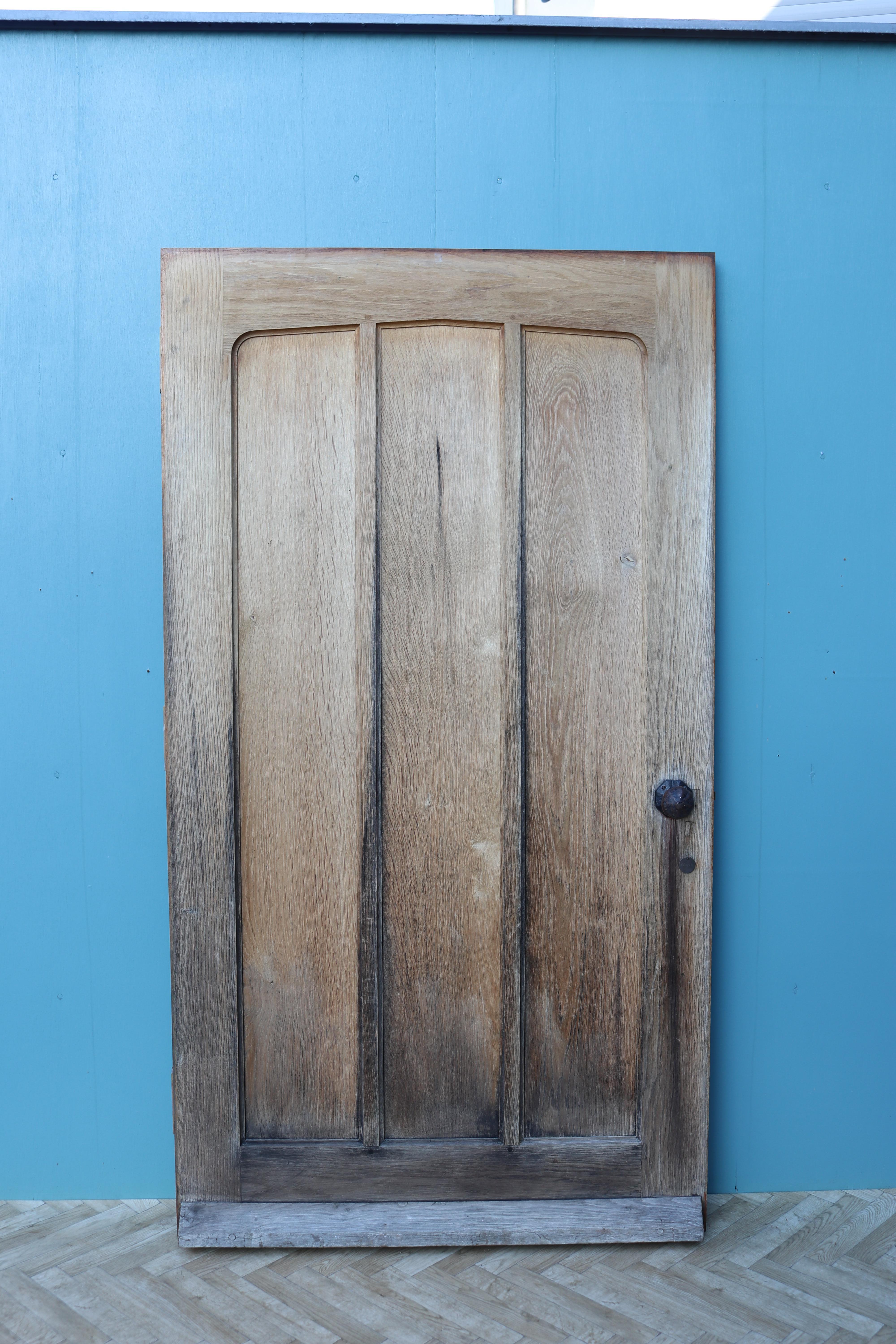 reclaimed wood front door