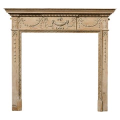 Reclaimed English Pine Georgian Style Fire Surround