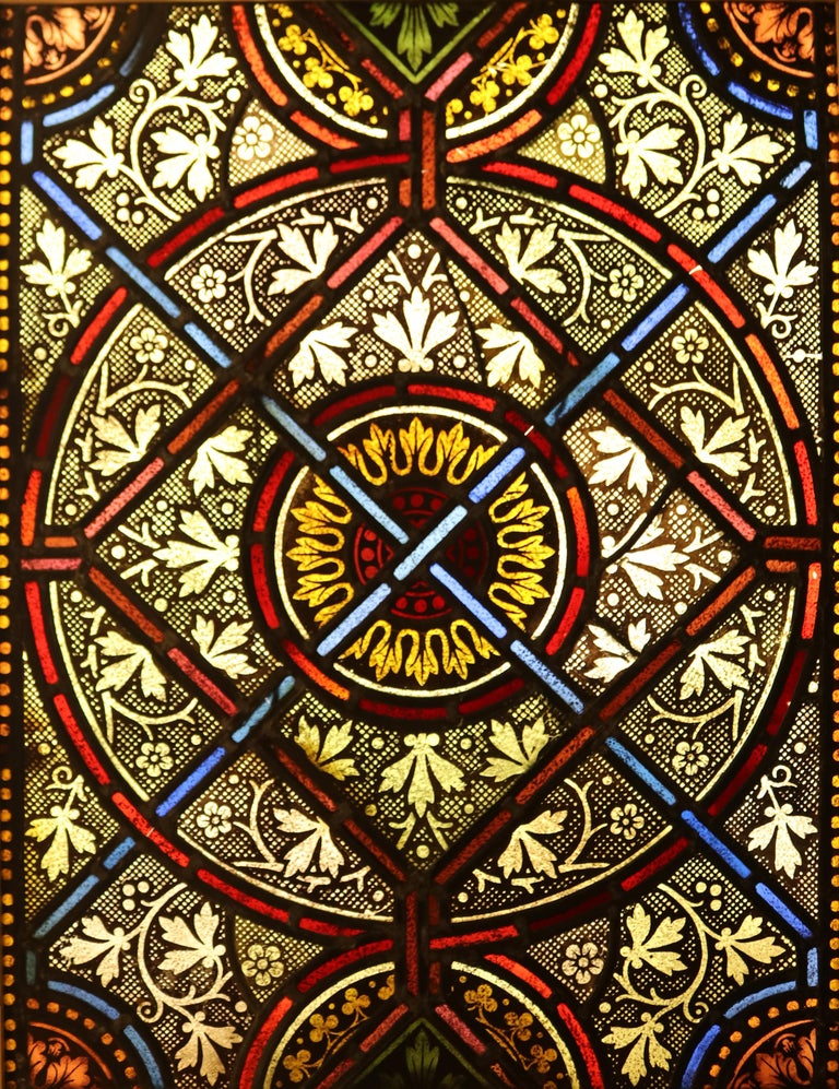 Reclaimed English Stained Glass Windows For Sale at 1stDibs reclaimed