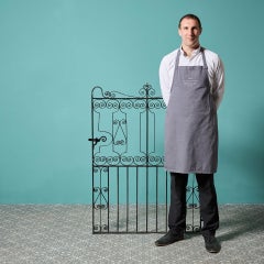 Reclaimed English Victorian Wrought Iron Garden Gate