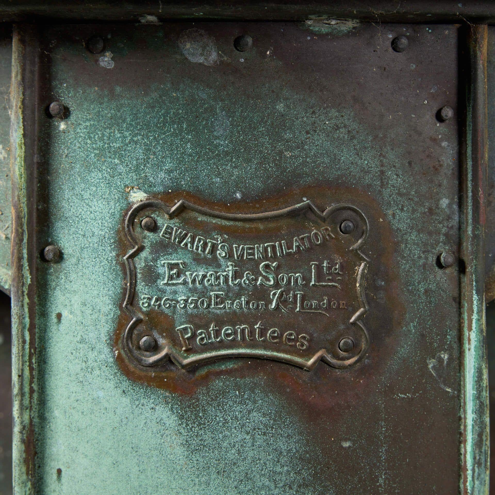 Hand-Crafted Reclaimed Ewarts Copper Roof Ventilator