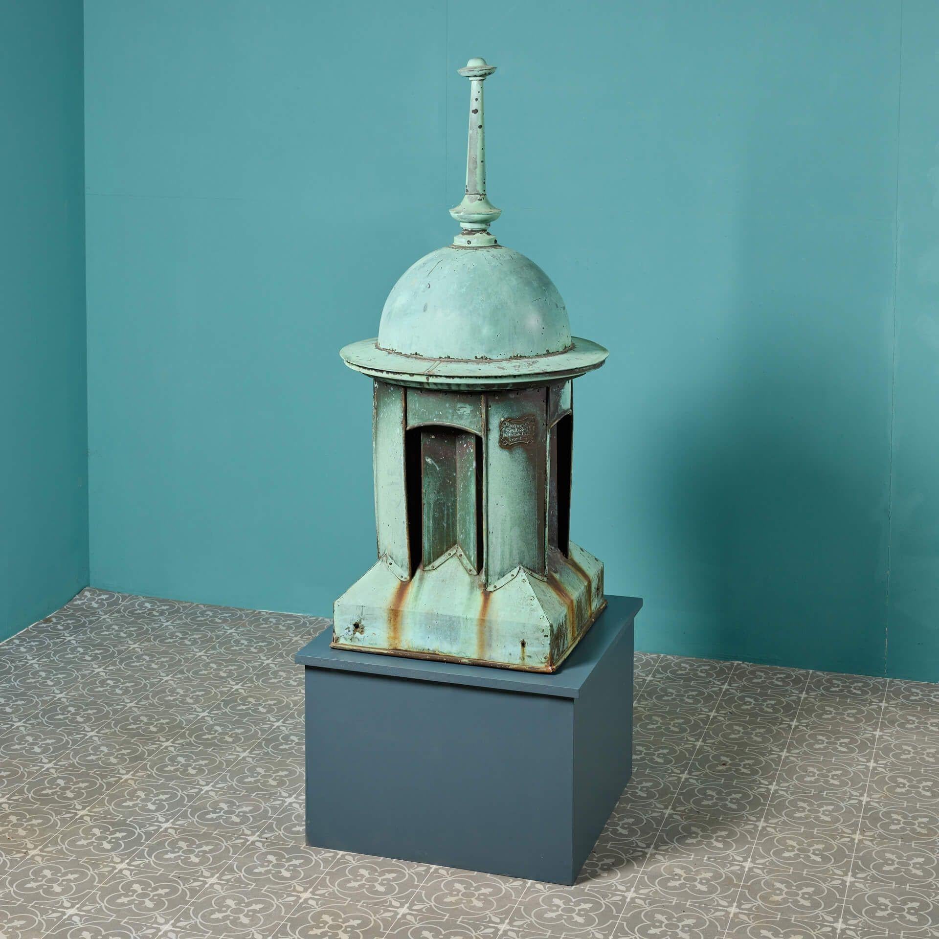 Reclaimed Ewarts Copper Roof Ventilator In Fair Condition In Wormelow, Herefordshire