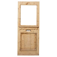 Reclaimed Exterior Pine Door for Glazing