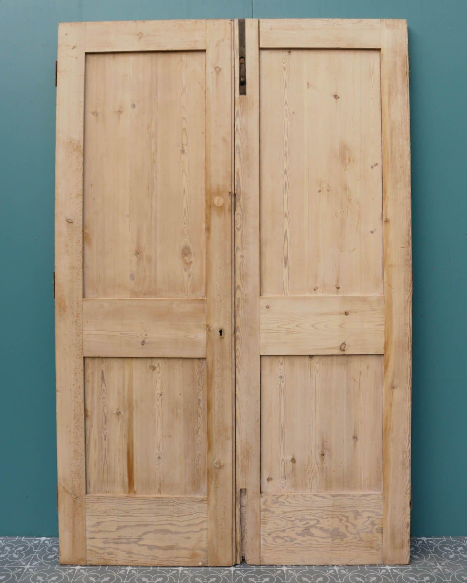 reclaimed double doors