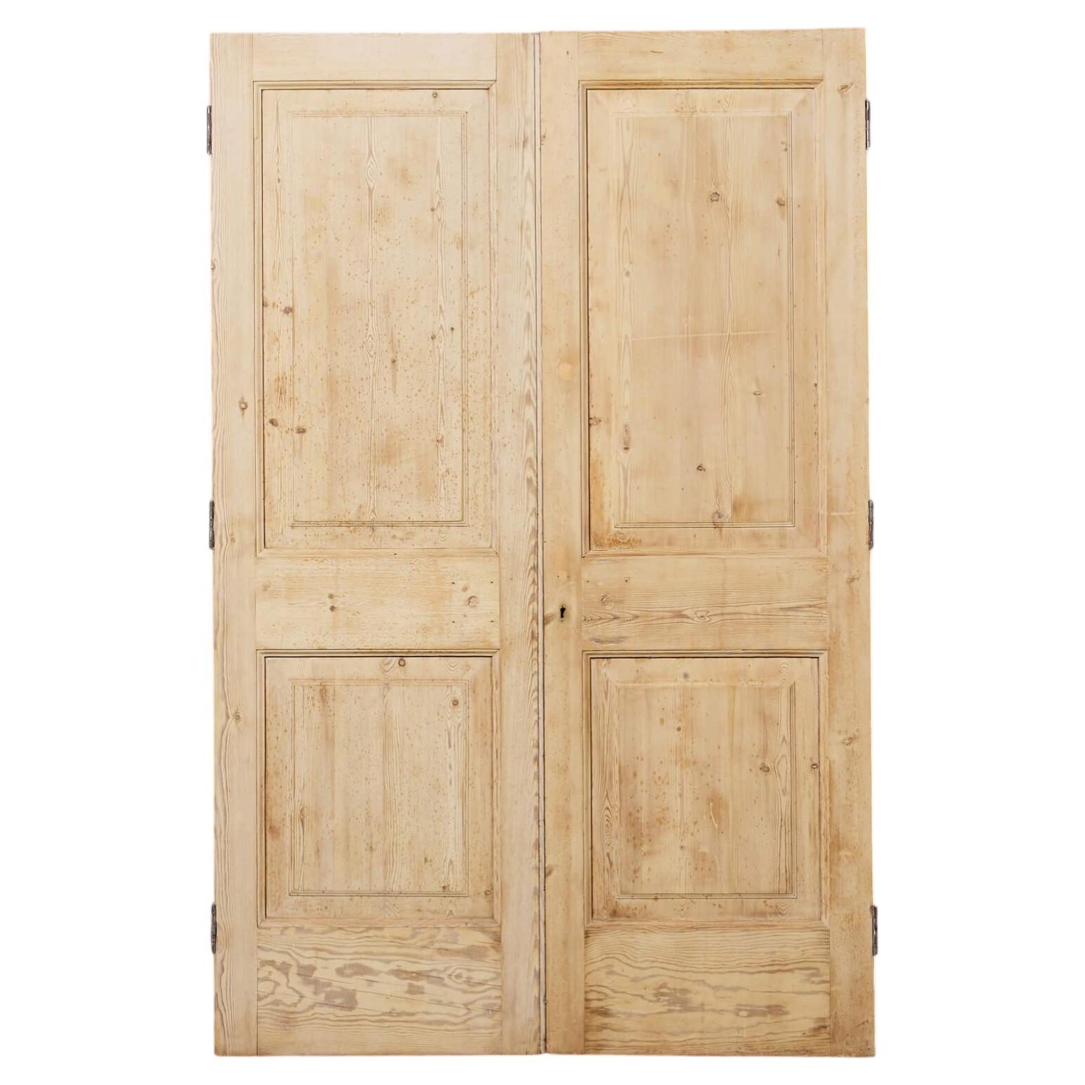 Reclaimed External Pine Double Doors
