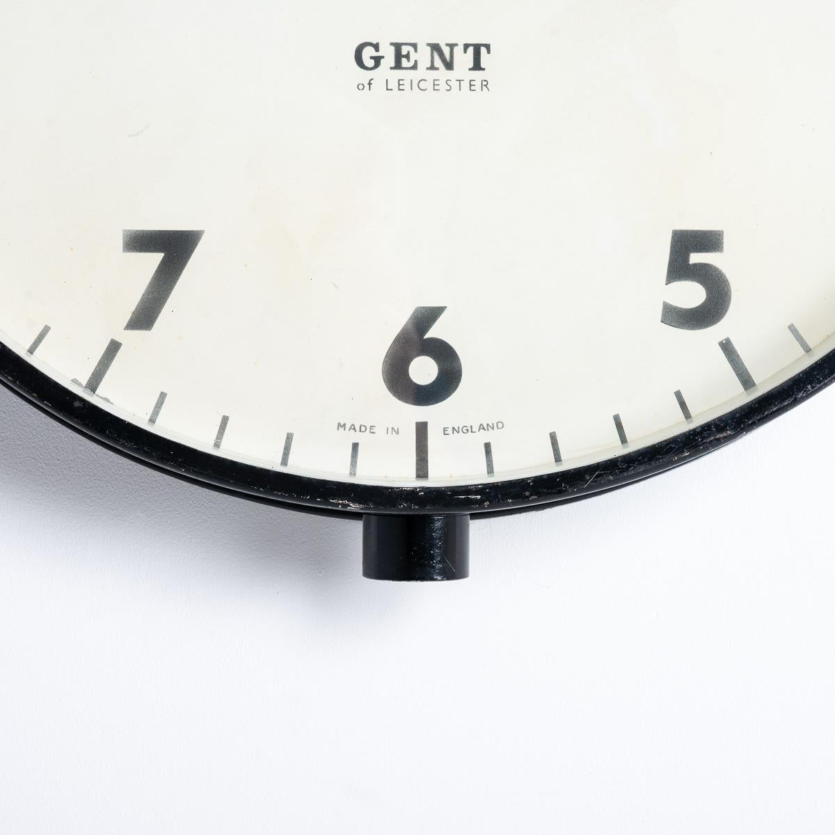 Très grande horloge électrique de chemin de fer récupérée par Gent of Leicester en vente 8