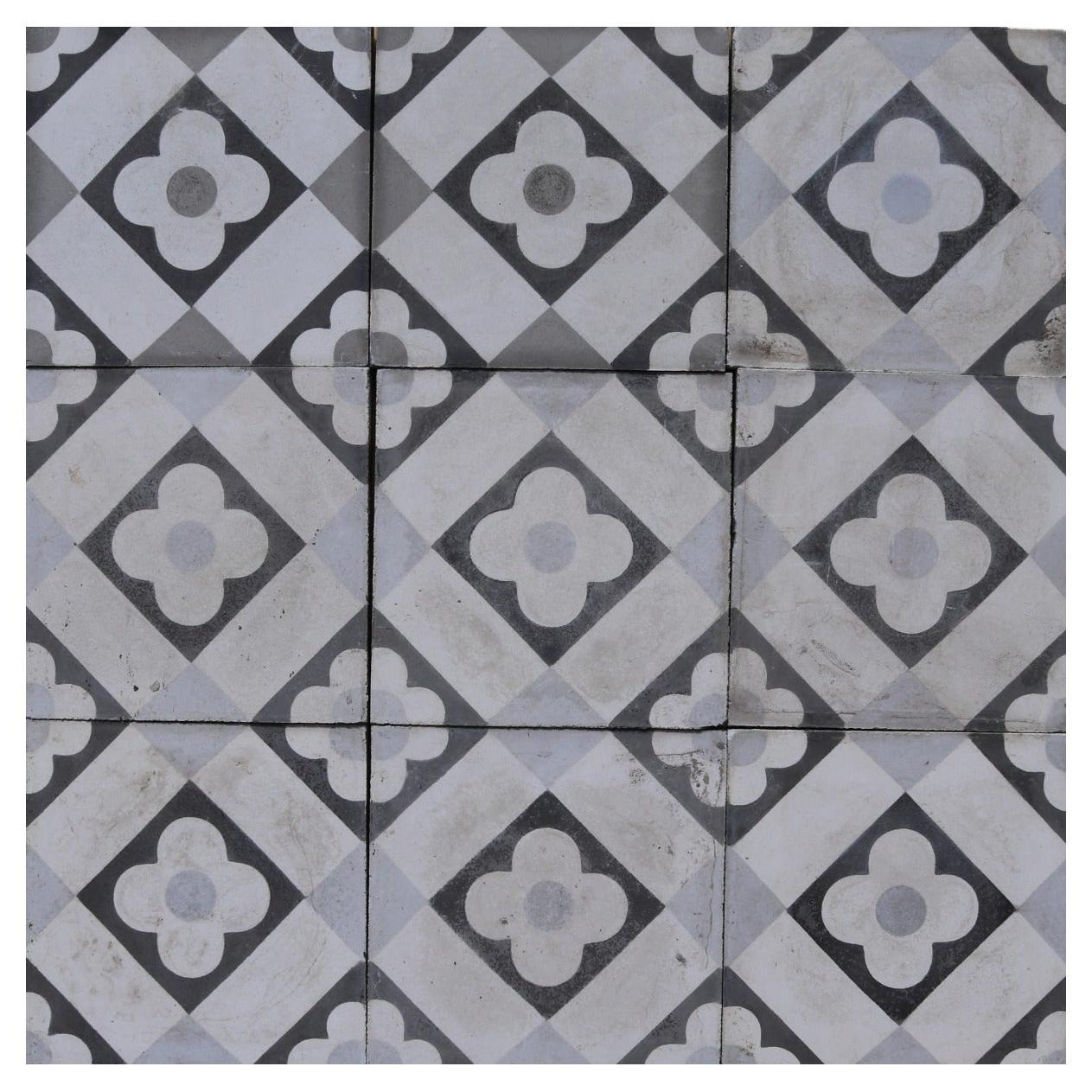 Reclaimed Floor Tiles 1.68 m2 (18 ft2) For Sale