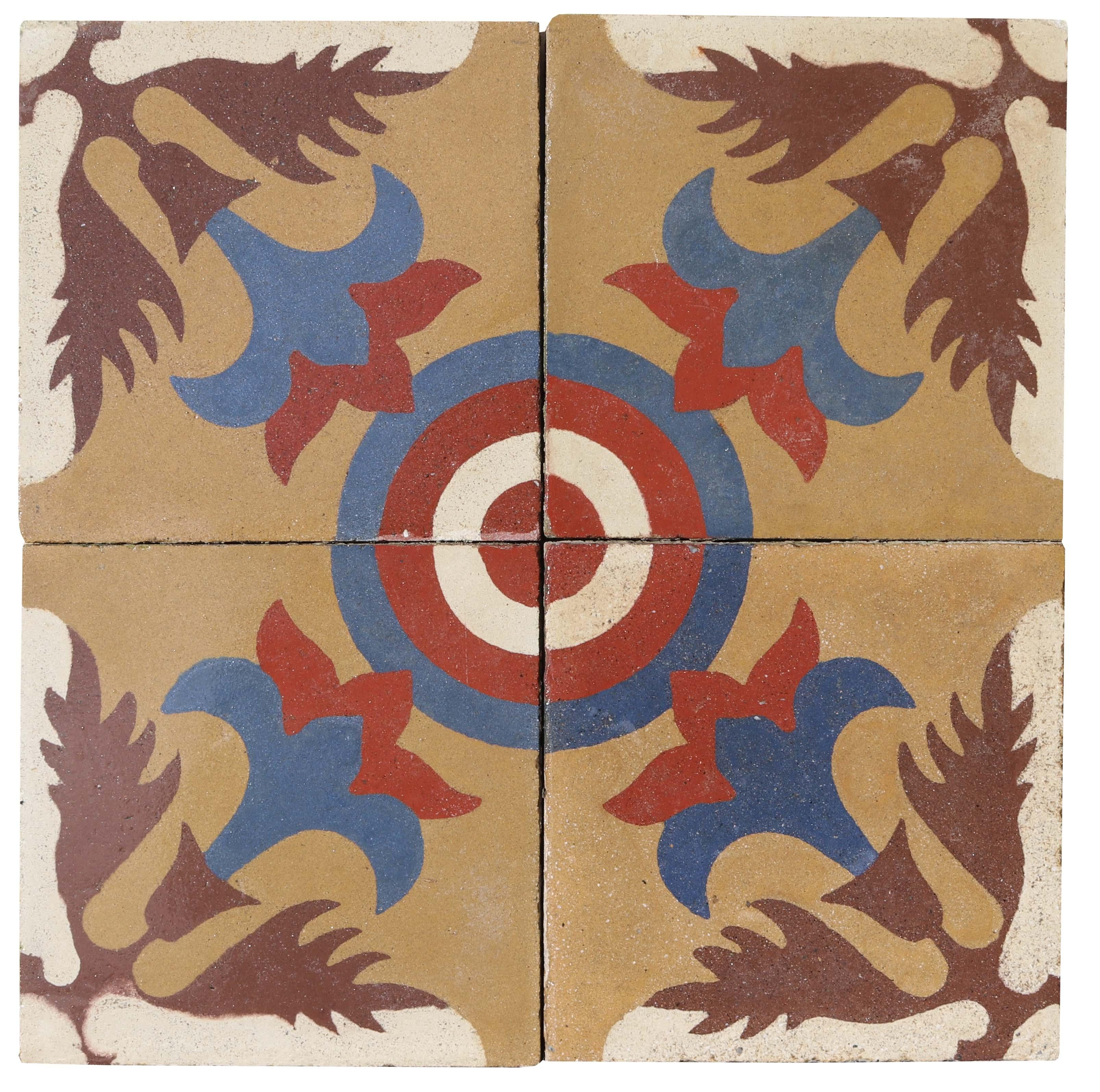 Reclaimed Floor Tiles In Good Condition For Sale In Wormelow, Herefordshire