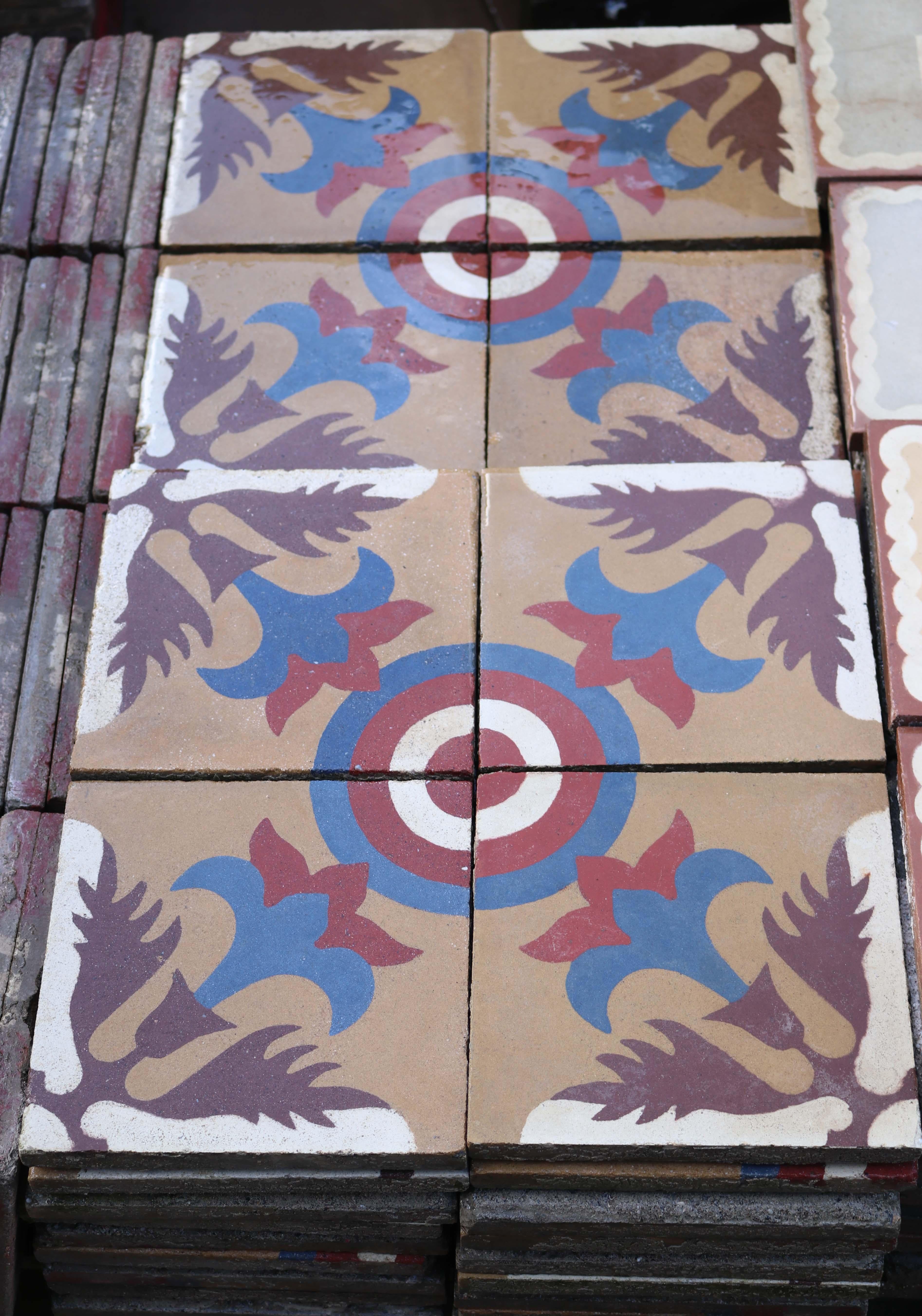 Cement Reclaimed Floor Tiles For Sale