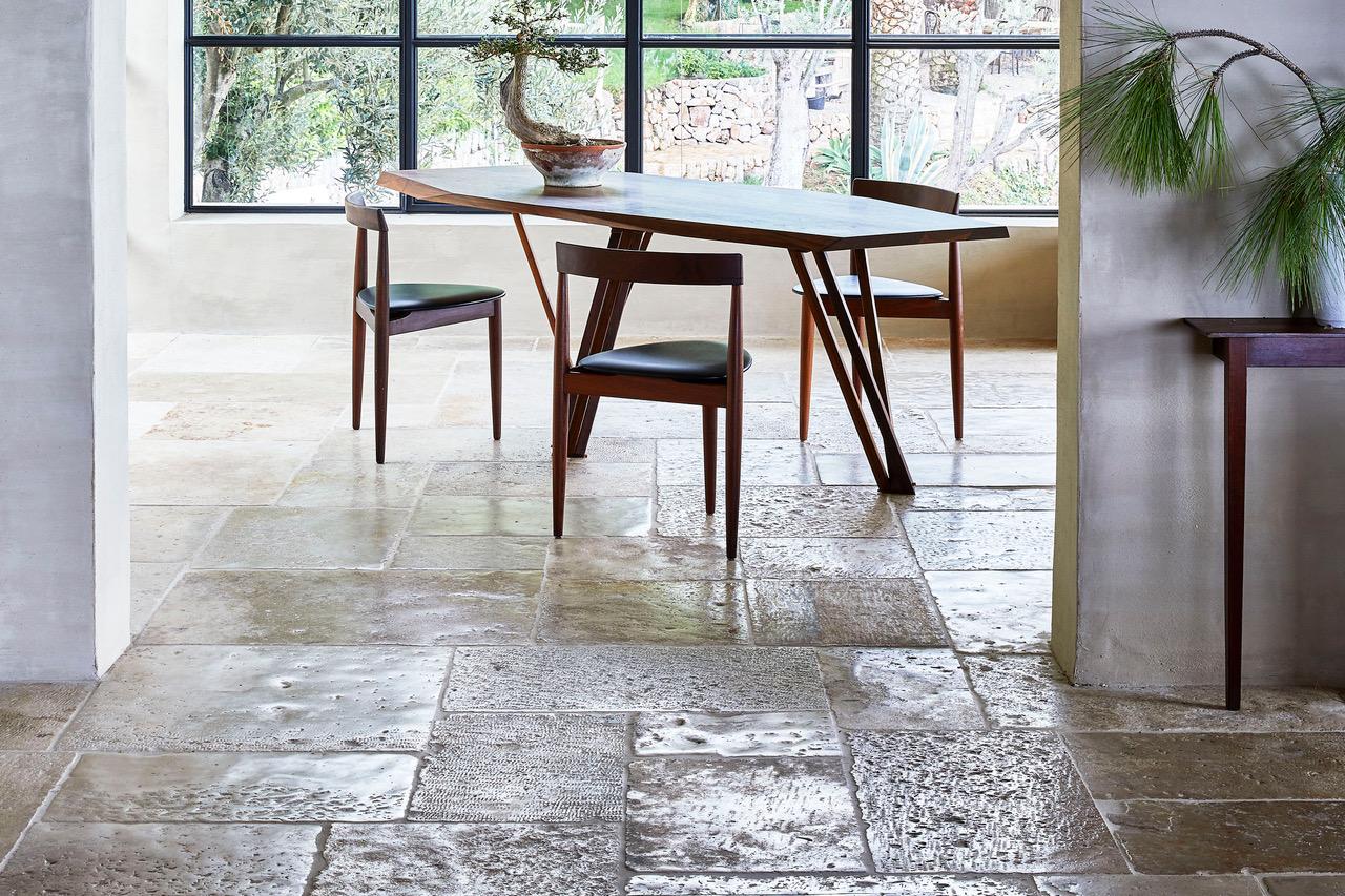 Reclaimed French Limestone Flooring Dalles de Bourgogne